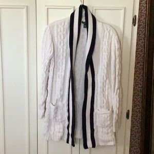Ralph Lauren SZ M Cozy Cable Cardigan
